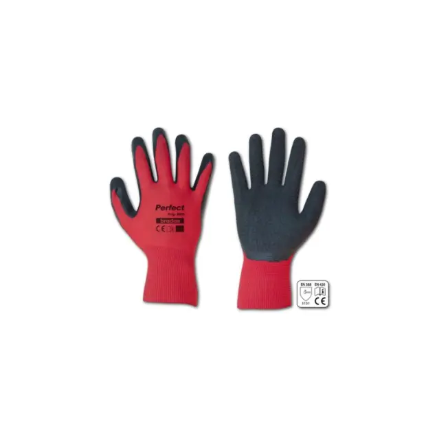 Perfect Grip Red latex Handschuch (L)